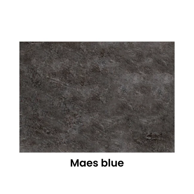 plaque de granit rectangulaire, couleur maes blue